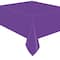 54" x 84" Purple Plastic Table Cover